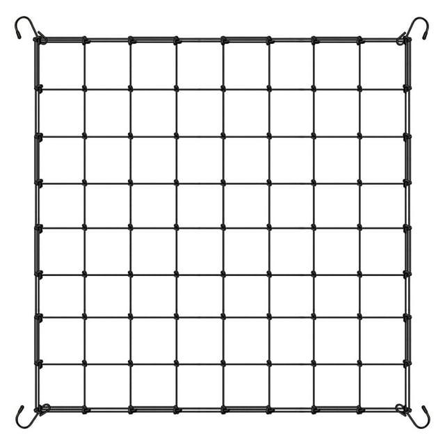 fastboy Network Plant Net Strong And Flexible Plant Support System Comfortable Height Garden Grid Black 60*60CM