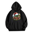 thumbnail image 4 of WILLBEST Sudaderas Deportivas para Mujer, Sudaderas Navideñas Oversize con Capucha para Mujer, Sudaderas de Invierno con Hombros Caídos, Cordón Ajustable y Bolsillo X-Grande, 4 of 4