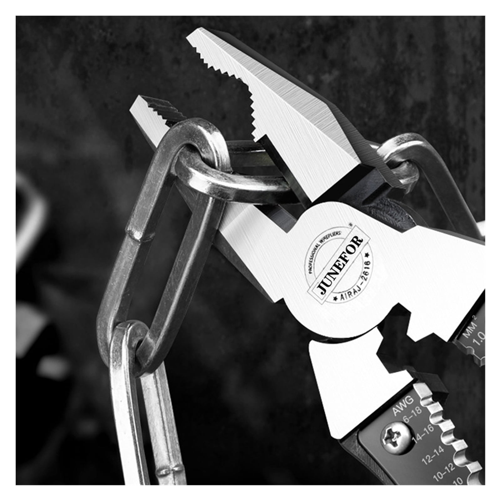 7 Inch Multifunction Pliers Set Combination Pliers Stripper/Crimper/Cutter Heavy Duty Wire Pliers Diagonal Pliers Hand Tools ,Durability That Lasts