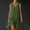 Army Green, variant on Women Summer Tank Dress V Neck Sleeveless Tiered Ruffle Loose Fit Casual Basic Going Out Mini Dress