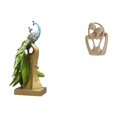 thumbnail image 1 of Figura de escritorio,Estante de estatua de pavo real para escritorio,decoración del hogar,Figura decorativa creativa para la oficina y el hogar.,Estatua abstracta,Estatua abstracta para, 1 of 8