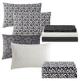 thumbnail image 5 of Urban Shop 8 Piece Black and White Floral Mix and Match Sheet Set, Full, 5 of 7