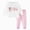 H226-Pink, variant on TOWED22 Toddler Girl Clothes kids Bell Bottom Outfits Long Sleeve Ribbed Sweatshirt & Flare Pants Winter Clothing,Pink,5 Y