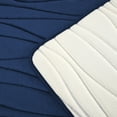 thumbnail image 3 of 1 Piece Swirls Design Embossed Solid Color Memory Foam Soft Bathroom Rug Set Non-Slip PVC Backing, 3 of 5