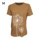 thumbnail image 1 of Minnieouse Camisas de cuello para mujer, camisetas transpirables de verano de estilo Simple de diente de león de manga corta, ropa Prendas para la parte del cuerpo Caqui METRO, 1 of 6
