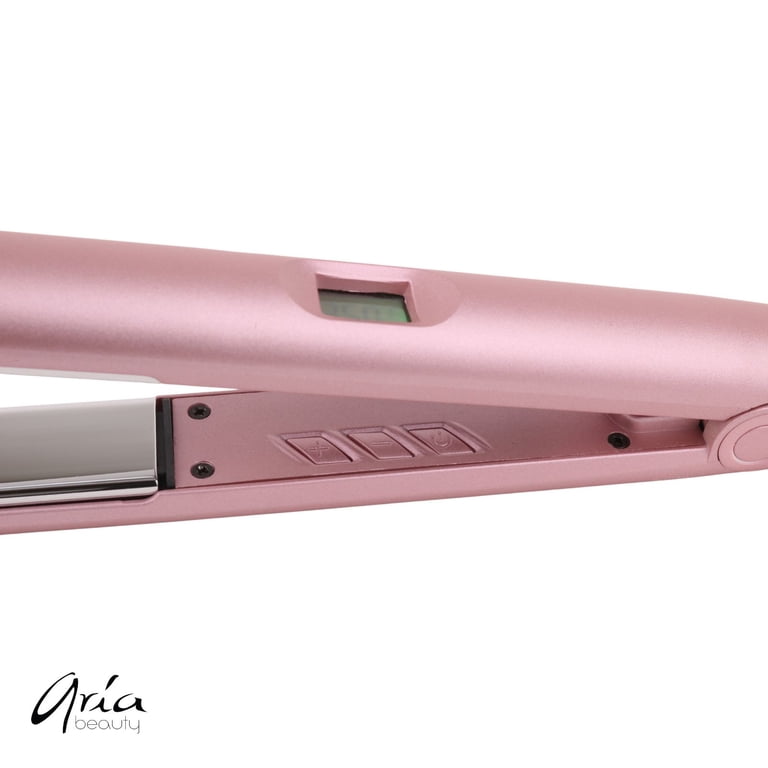 Aria Beauty Digital Hair Straightener - Rose Gold , 1 Pc  display picture 1