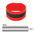 thumbnail image 2 of Bandes Réfléchissantes pour Bras, Cheville, Jambe et Poignet. Équipement Réfléchissant Haute Visibilité pour Course, Marche Nocturne et Cyclisme. Sangles Réfléchissantes de Sécurité. Très Grande Surface Réfléchissante, 2 of 5