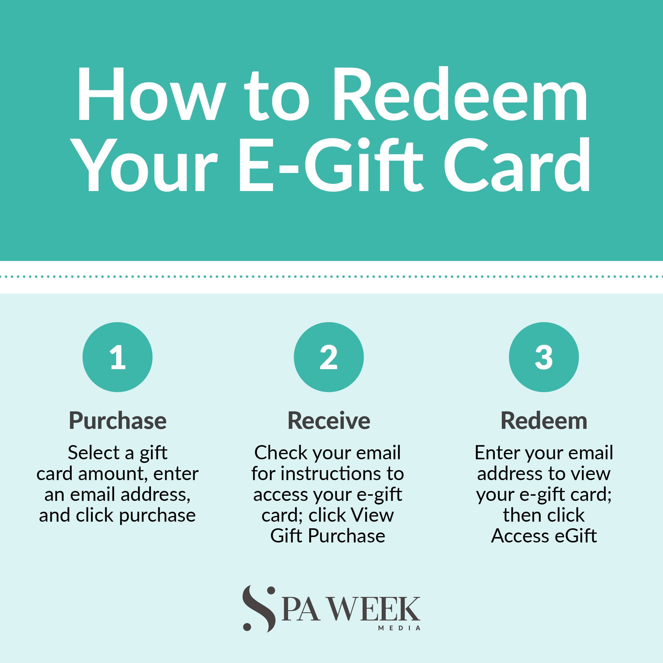 Spa Week $25 eGift Card [Email Delivery]