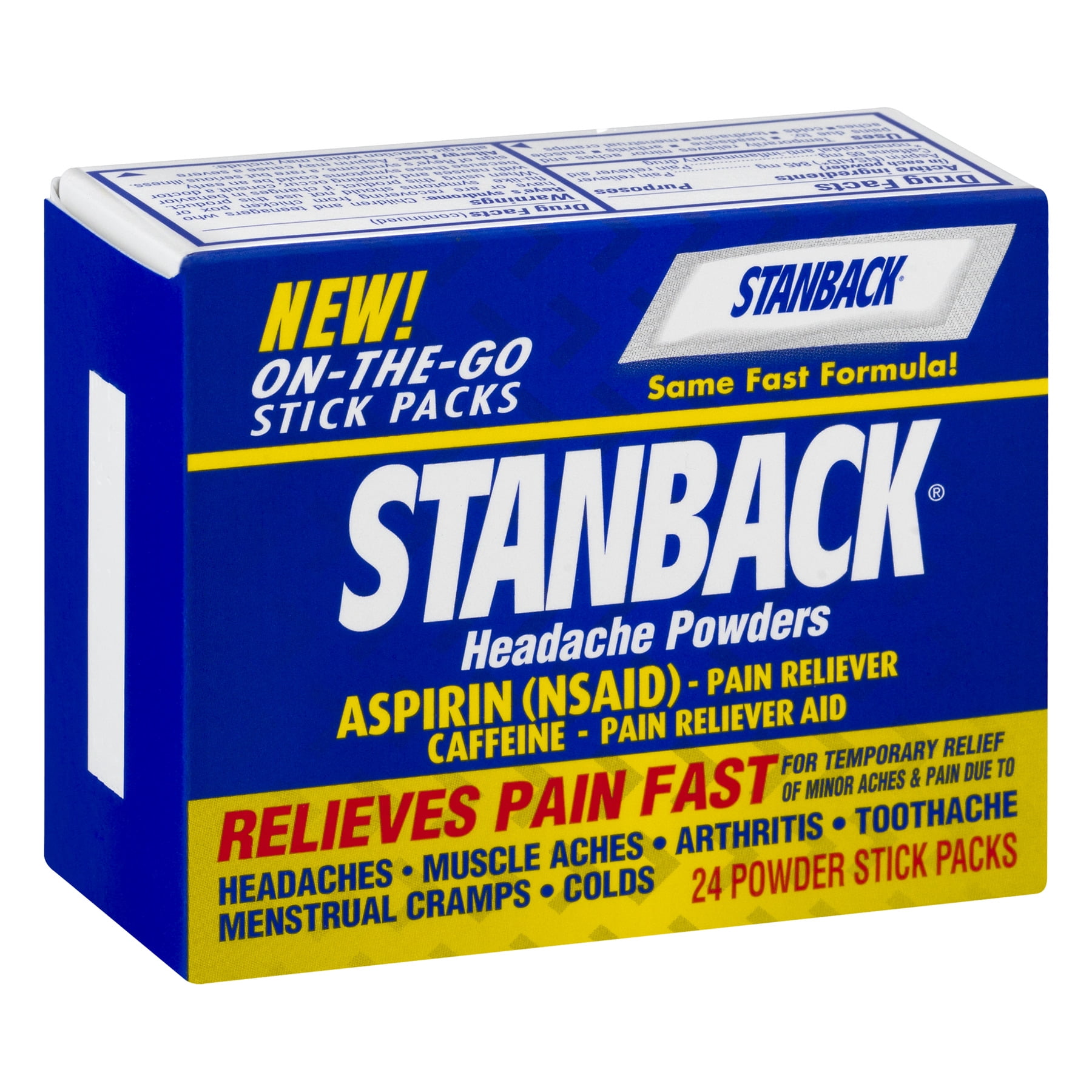Stanback Headache Powders 24 0 Ct Walmart Com Walmart Com