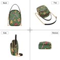 thumbnail image 3 of FORMRS Crossbody Bag for Women Quilted Travel Shoulder Cell Phone Purse with Chain Strap Handbag, Yellow Christmas Gingerbread, 3 of 7