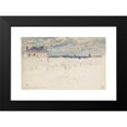 thumbnail image 2 of Frédéric Houbron 14x11 Black Modern Framed Museum Art Print Titled - Terrace of the Chateau De Saint-Cloud, Saint-Cloud, Paris and La Tour Eiffel (1899), 2 of 5