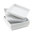 thumbnail image 2 of 10 piezas Platillos para plantas Bandejas para plantas Bandejas para macetas Bandejas para goteo de agua para plantas Blanco, 2 of 8