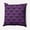 Amethyst, variant on Simply Daisy 16" x 16" Bat Colony Indoor/Outdoor Polyester Throw Pillow, Sienna