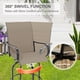 thumbnail image 4 of Qinaqin 2 PCS Outdoor Swivel Bar Stools Set All cm de Anchoeather Alturaigh Back y Armrest para Profundidadck Patio (Beige), 4 of 7