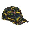 thumbnail image 3 of Naloa Original Classic Low Profile Hat Men Women Baseball Cap Dad Hat Adjustable Unconstructed Monster Truck1 Print Cap, 3 of 9