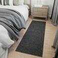 thumbnail image 3 of Ottomanson Non-Slip Hallway Runner Rug 20" x 59" Stain-Resistant Low Pile Carpet for Kitchen, Black, 3 of 13