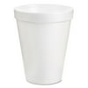 Dart Small Foam Cups - 6 fl oz - Round - 1000 / Case - White - Styrofoam - Coffee, Cappuccino, Tea, Hot Chocolate, Hot Cider, Juice, Soft Drink, Soda, Juice, Smoothie