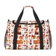 thumbnail image 1 of Easygdp Autumn Gnome Bolsa de Gimnasio, Bolsa de Viaje Duffel, Bolsa de Fin de Semana con Compartimentos, Bolsa de Mano para Noche, 1 of 7