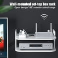 thumbnail image 2 of EIMELI VALINK Wall Mount Storage TV Box Router Shelf Set-Top Box Bracket Holder Mini PC DVD Player Stand Rack, 2 of 6