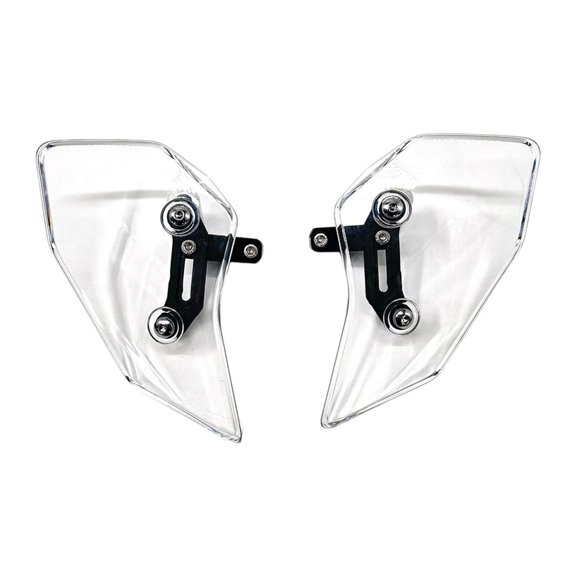 2 Pieces Motorcycle Wind Deflector Windscreens Spoiler Plastic and Metal Construction for Moto Guzzi V85TT