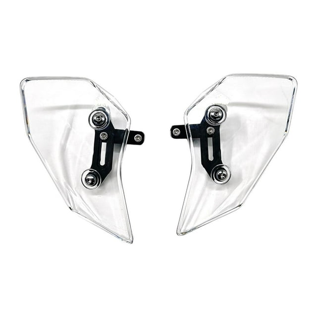 2x Deflectores de viento laterales para motocicletas. Reemplaza los parabrisas de motocicletas. Claro