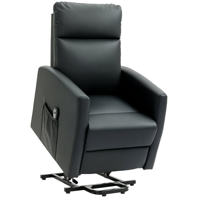 HOMCOM Fauteuil Releveur Électrique pour Aînés avec Pochette pour Télécommande