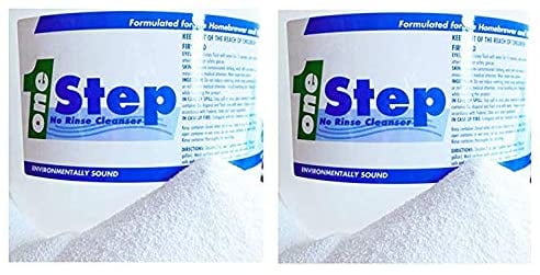 One Step No Rinse Cleaner - 1 Lb. (Two Pack) Homebrew