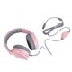thumbnail image 1 of Auriculares para juegos con sonido 7.1, luz RGB, 50 mm, USB, graves potentes, auriculares con cable para ordenador en casa, color rosa, 1 of 15