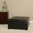 thumbnail image 4 of Elaine Bonded Leather Storage Ottoman, 4 of 4