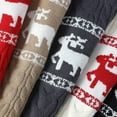 thumbnail image 5 of Christmas Sweaters for Women Winter Sweater Coat Warm Knit Pullover Deer Patterned Top Stylish Casual Apparel Christmas Sweaters, 5 of 5