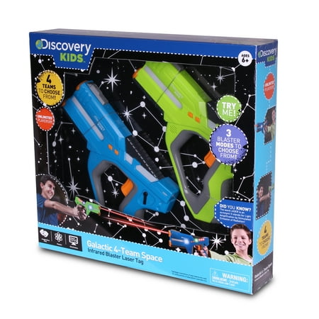NKOK Discovery Kids IR Galactic 4-Team Space Blaster Laser Tag Remote Control Toy