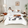 thumbnail image 4 of Castle Fairy 2-Piece Twin Size Comforter Set - Ice Hockey Gothic Sport Design, 4 of 8