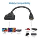 thumbnail image 2 of Cable adaptador divisor HDMI - Divisor HDMI 1 entrada 2 salidas HDMI macho a HDMI doble hembra 1 a 2 vías para HDMI HD, LED, LCD, TV, admite dos televisores iguales al mismo tiempo Ormromra CZDZ-ST51, 2 of 6
