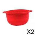 thumbnail image 1 of 2 Forros Calentadores De Cera De Silicona, Recipiente Para Derretir Cera, Duradero, Reutilizable, Evita Residuos, Rojo, 1 of 8
