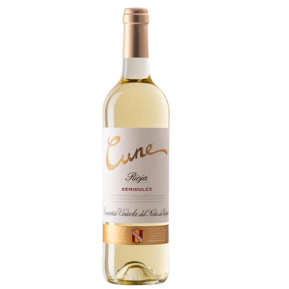 Caja de 12 Vino Blanco Cune Blanco Semidulce 750 ml