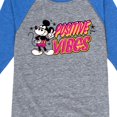 thumbnail image 3 of Disney - Positive Vibes - Toddler & Youth Raglan Graphic T-Shirt, 3 of 4