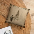 thumbnail image 6 of Outdoor Throw Pillows Christmas Tree Snowflake Snowman Vintage Rustic Pillowcase 20"x20" Merry Christmas Snowflake Decorative Square Pillowcase Cushion Case Decor for Sofa Couch, 6 of 7
