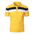 thumbnail image 1 of Playeras Casual De Manga Corta A Rayas De Moda Para Hombre, 1 of 4