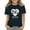 #A04-Navy, variant on XADYUY Big Sister Shirts for Girls Big Sister Shirt Cute Love Heart Graphic Girls Sibling Outfits Summer Crewneck Short Sleeve Tee Shirt 2-4 Years,Black