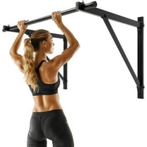 Kojem Pull up Chin Up Bar Gym Workout Fitness Training 50'' Heavy Duty Wall Mounted Home Mount Fitness 500lbs