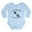 Sky Blue, variant on CafePress - Lifting Is In My Blood Body Suit - Long Sleeve Cotton Baby Bodysuit