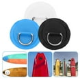 thumbnail image 1 of WEUVEB 3Pcs Kayak Buckle Replacement PVC Coated D Rings for Boat Rope Fixing and Canoe Cord Rigging, 1 of 4