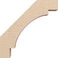 thumbnail image 3 of Ekena Millwork 3"W x 16"D x 16"H Merced Rough Cedar Woodgrain TimberThane Knee Brace, Primed, 3 of 6