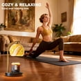 thumbnail image 7 of NATYSWAN Candle Warmer Lamp Gifts for Women - Dimmable Scented Wax Melt Warmer with Timer - Housewarming Gift for Home Bedroom Decor, Xmas Birthday Gifts for Mom, 2 Bulbs, White+Gold, 7 of 7