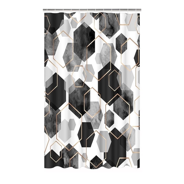 Cortina de ducha para baño, juegos de cortinas de ducha de tela abstracta para decoración del hogar