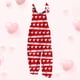 thumbnail image 2 of Gibobby Mono Ajustado de Verano Mono con cuello redondo y tirantes estampados para el día de San Valentín, tendencia de moda para las cuatro estaciones para mujer (3), 2 of 3