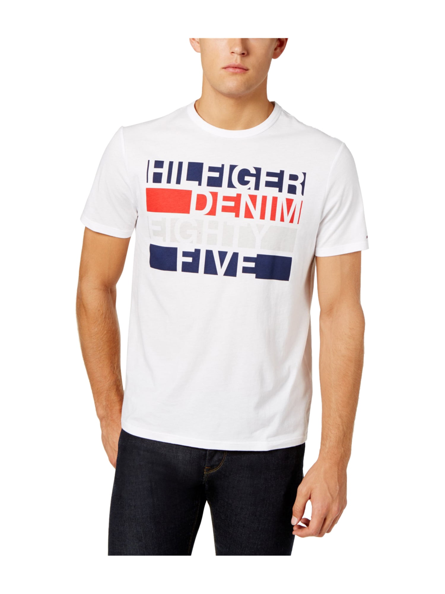 Tommy Hilfiger - Tommy Hilfiger Mens Eighty Five Graphic T-Shirt ...