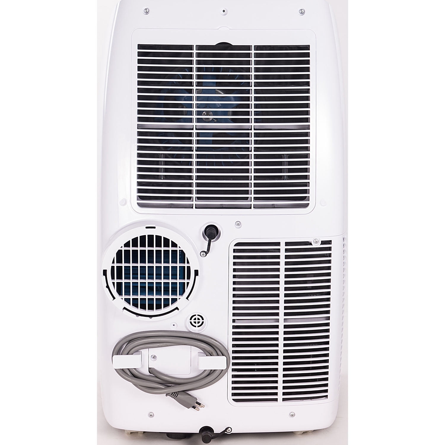Honeywell HL10CESWB 10,000 BTU 115V Portable Air Conditioner for Rooms Up To 450 Sq. Ft. with Remote Control, White/Blue