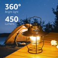 thumbnail image 2 of Linterna Eléctrica Vintage Lepro LED para Camping, Portátil, 2 of 9