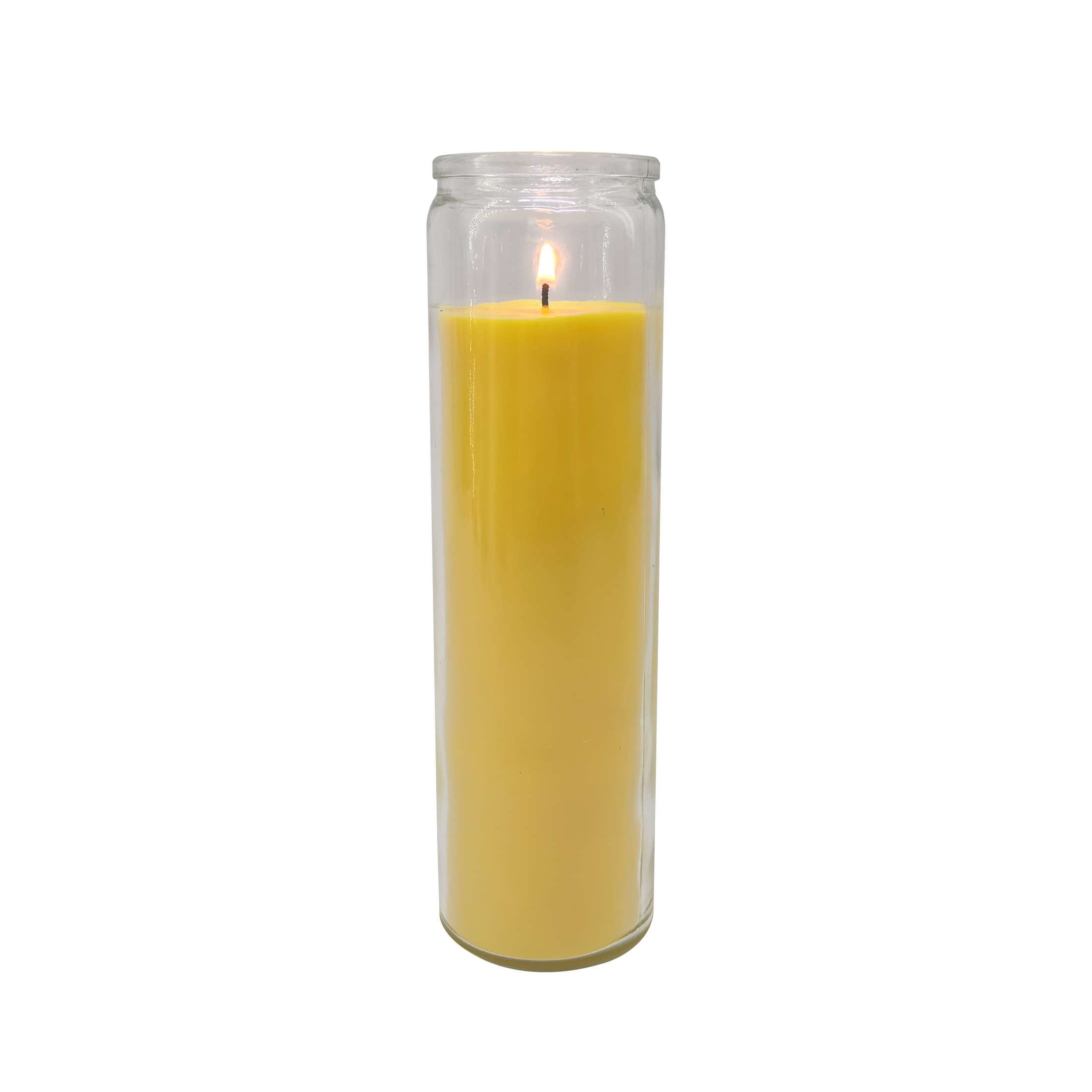 Unscented Jar Candle, Yellow